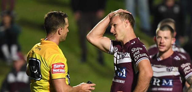 The fallout from the no-penalty call for the Sea Eagles