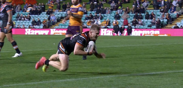 Garner grabs a double as the Wests Tigers near fifty