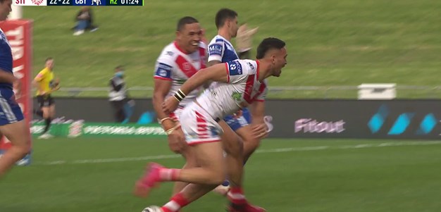 Montoya mistake hands Norman a try and Dragons the game