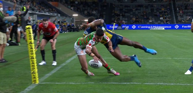 Paulo scores his first try in the NRL