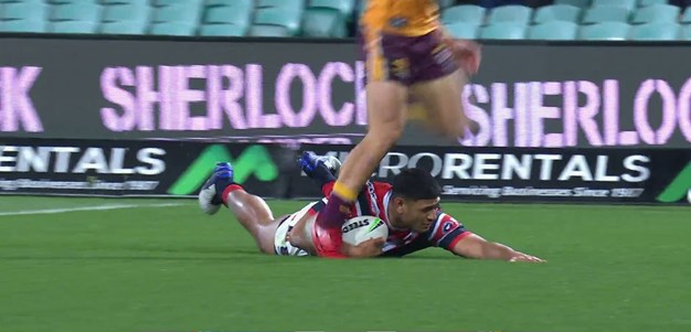 Roosters running riot now as Tupou and Tedesco combine