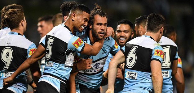Relive the final moments of Sharks v Warriors