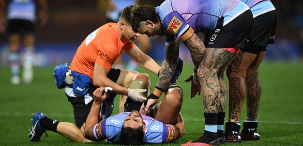 Shaun Johnson forced from field with Achilles tear