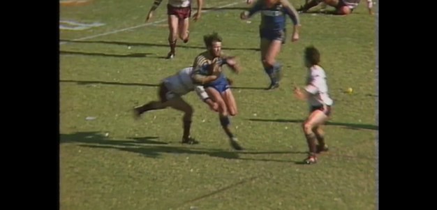 Grothe scores against the Sea Eagles
