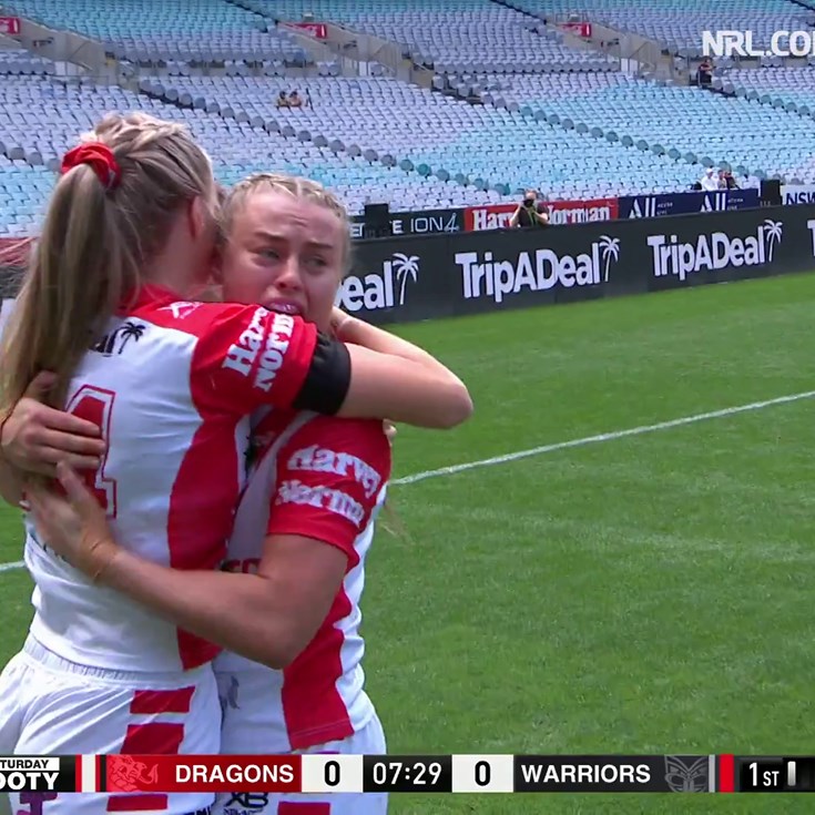 Berry gets a try in her NRLW debut
