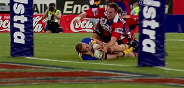 Grand final tries you should remember: Bobcat ploughs the road