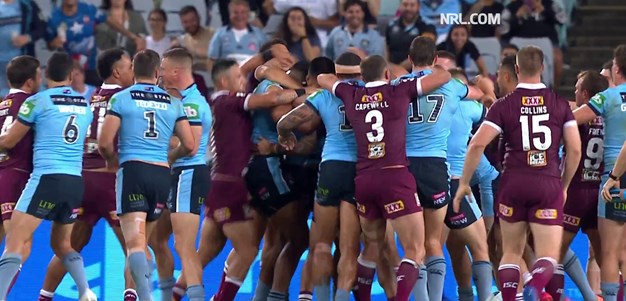 Tempers flare as Haas and Fa'asuamaleaui sent to sin bin