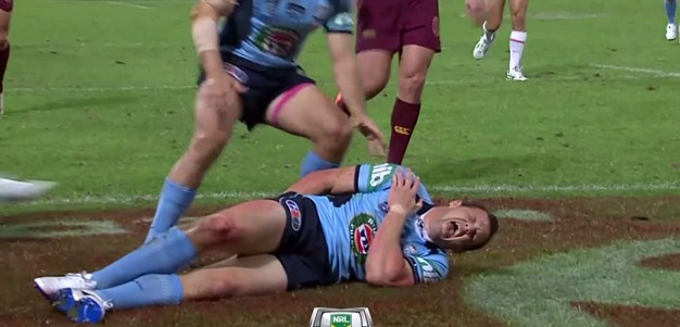 Morris puts body on the line for the Blues