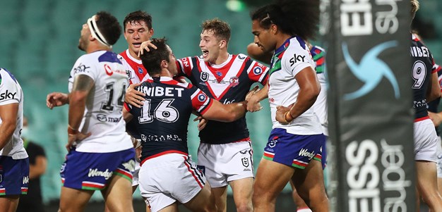 Match Highlights: Roosters v Warriors