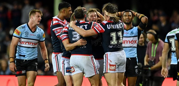 Match Highlights: Roosters v Sharks
