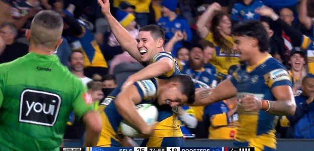 Brown try secures competition points for the Eels