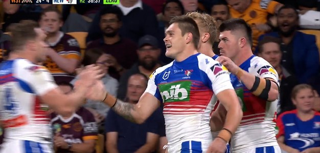 Jones gets a much-needed try for the Knights