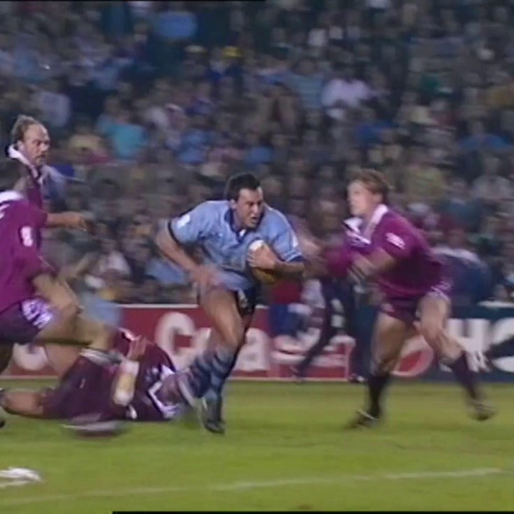 First Origin try: Laurie Daley