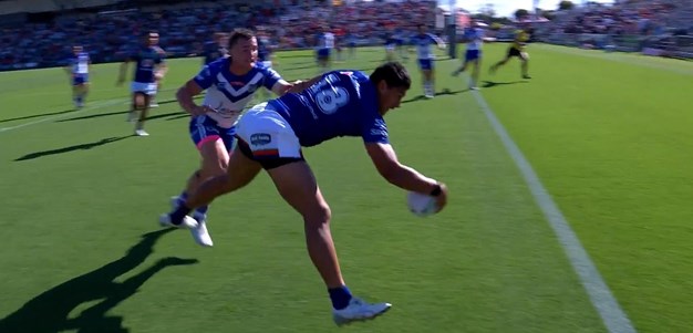 Kosi scores his first try in the NRL