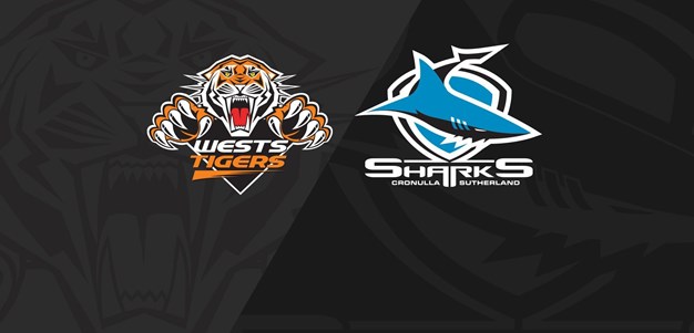 Full Match Replay: Wests Tigers v Sharks - Round 23, 2021