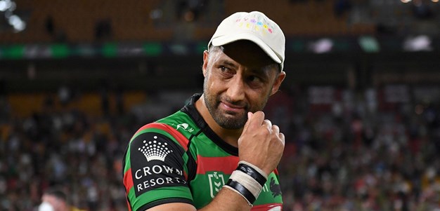 Emotional scenes as Marshall and Rabbitohs celebrate post-match