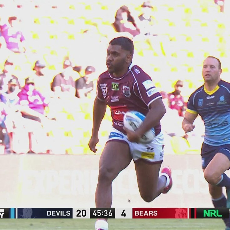 Fuller picks off a Levi pass for a much-needed Burleigh try