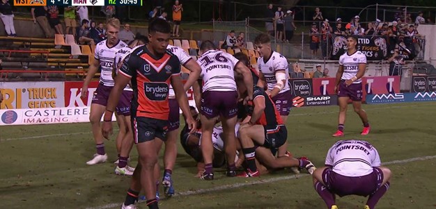 Strong Wests Tigers defence