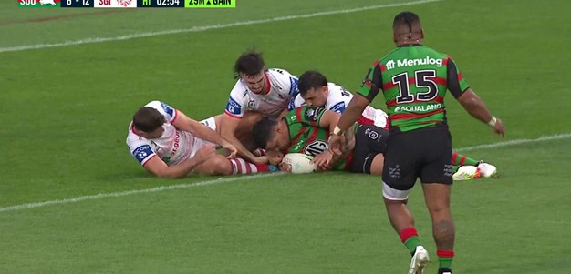 Cody Walker finds the chalk for Souths
