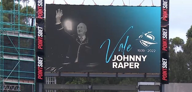Minute's silence for Johnny Raper