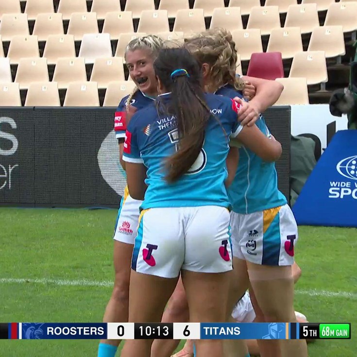 Karina Brown extends the Titans lead