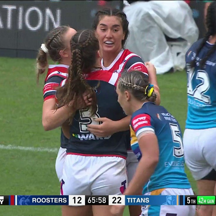 Olivia Kernick gives the Roosters a late lifeline