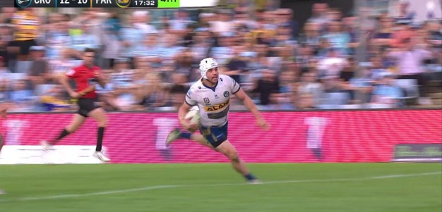 Mahoney backs up to give the Eels the lead