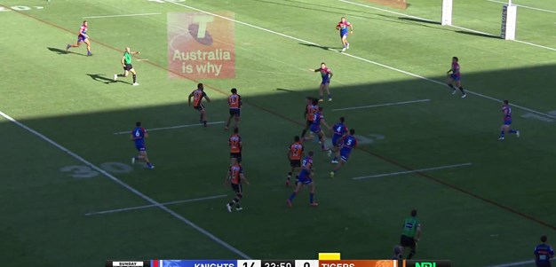 Short kick-off comes off for the Wests Tigers