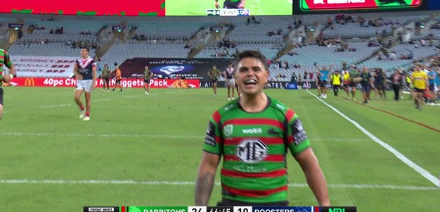 Mitchell scores a freakish Souths try