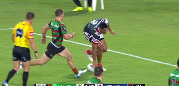 Tupou scores to get the Roosters back in it