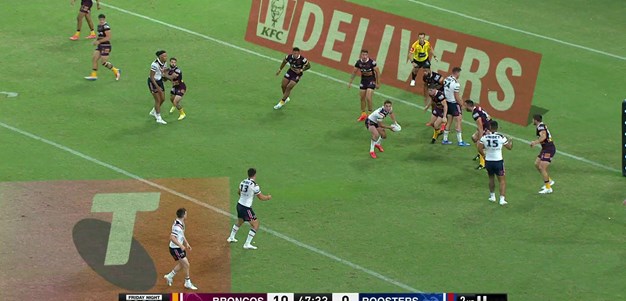 Sam Walker gets the Roosters on the board