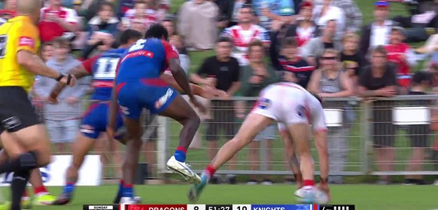 Frizell howler allows Bird to score for the Saints