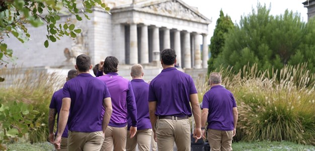 Storm first year players visit Shrine of Remembrance