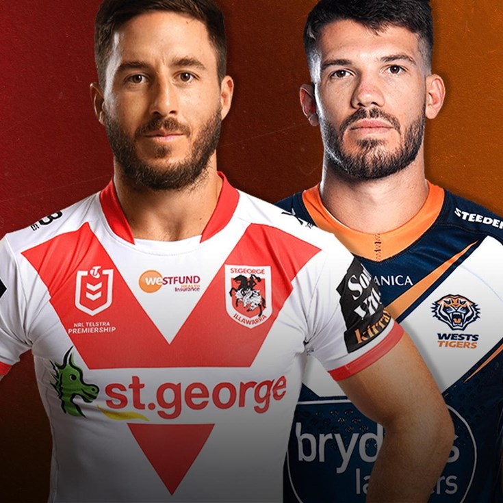 Dragons v Wests Tigers: Round 8