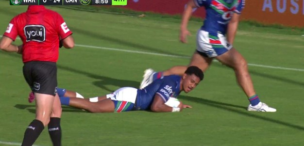 Vailea scores his first NRL try
