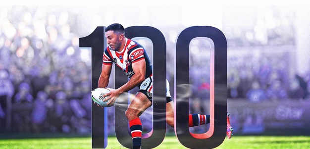 James Tedesco's first 100 tries in the NRL