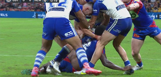 The Bulldogs show strong defence