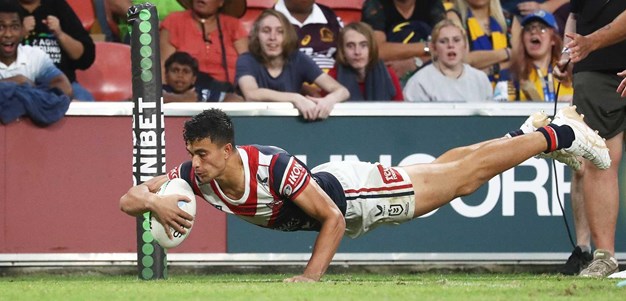 Suaalii shines for Roosters with double against Eels