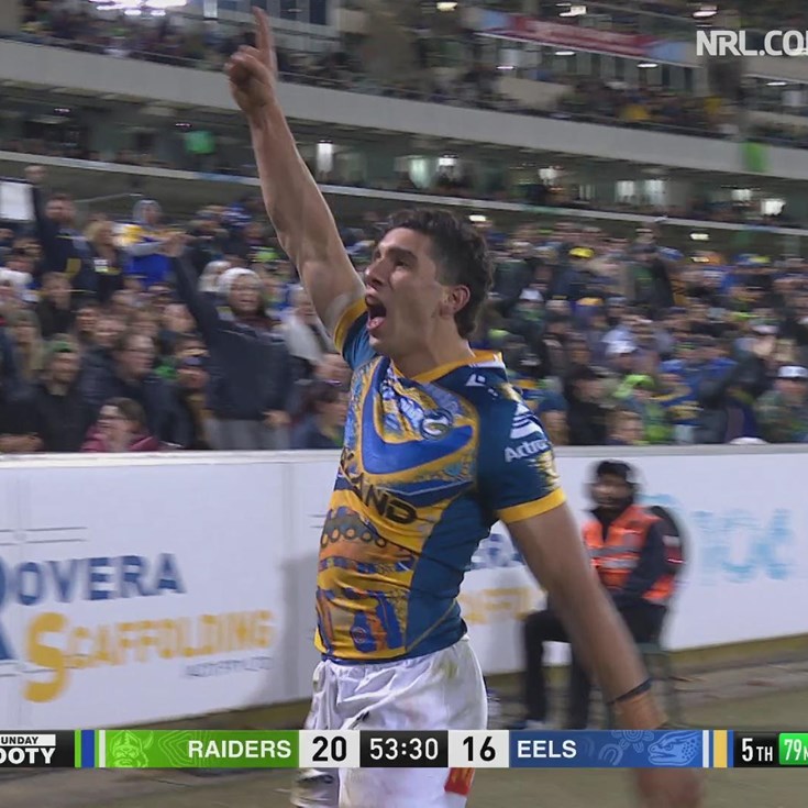 Superb Simonsson helps puts the Eels ahead