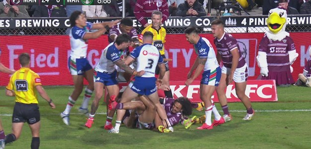 Tempers starting to boil over at the break
