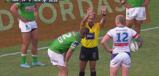 Whitehead sent for 10 after dangerous hit on Ponga