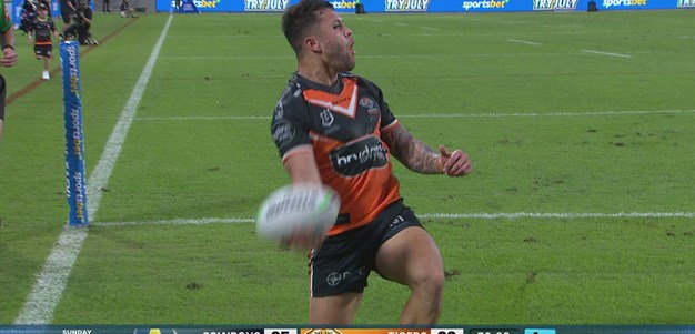 Wests Tigers grab the lead in the final minute