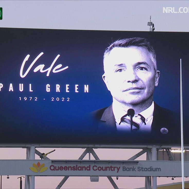 North Queensland pay their respects to Paul Green