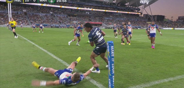 Taulagi finishes a lovely Cowboys try