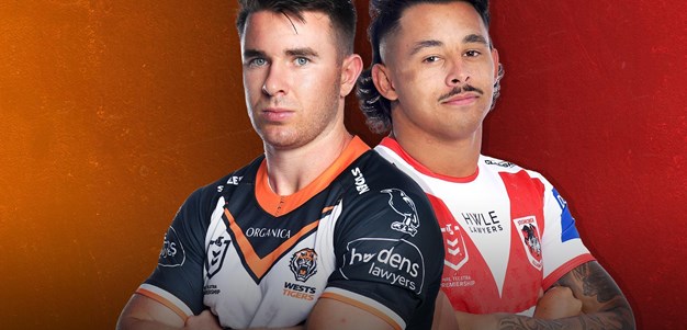 Wests Tigers v Dragons: Round 24