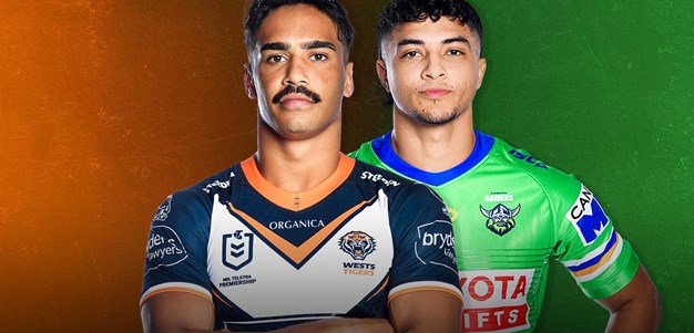 Wests Tigers v Raiders: Round 25