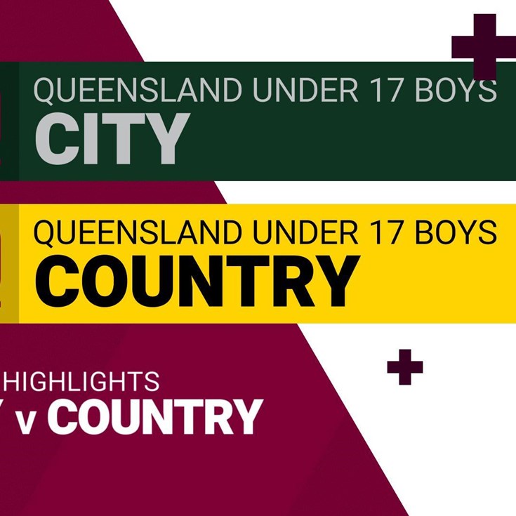 Match Highlights: QLD Under 17 City Boys v Country