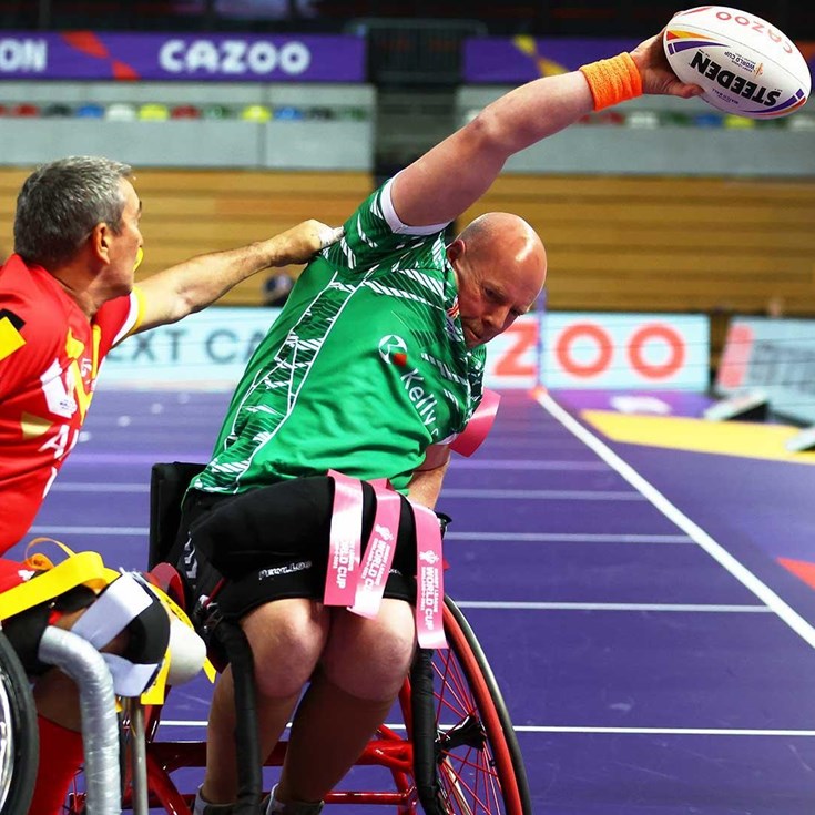 Ireland open the Wheelchair Rugby League World Cup