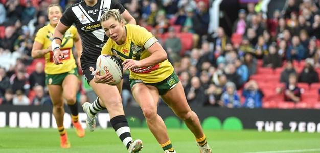 Tonegato gets a try in her second World Cup Final