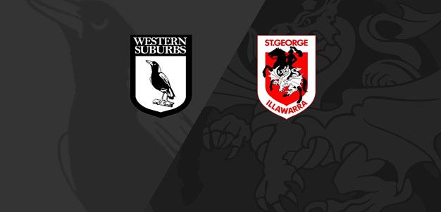 Full Match Replay: Western Suburbs Magpies v St George Dragons - Round 7, 1998